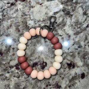 Beaded Keychain Bracelet